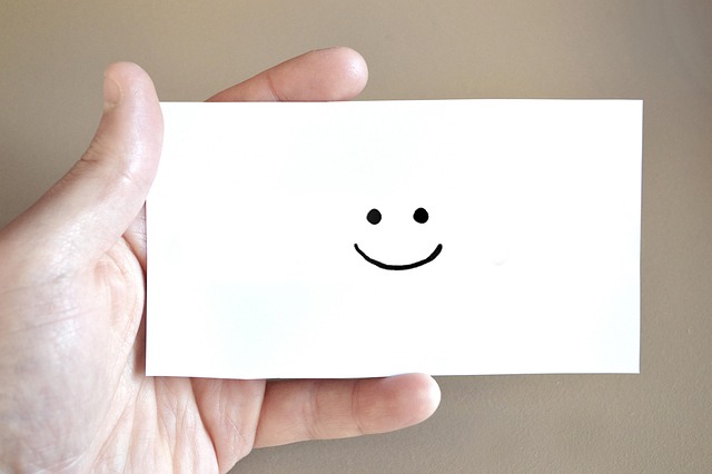Smiley invitation card